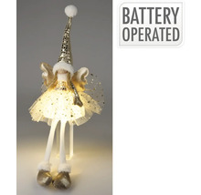 Figurină decorativă înger cu iluminare și funcționare pe baterii