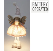 Decorațiune de Crăciun luminoasă, înger cu baterii