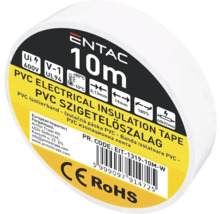 Rola de bandă izolatoare PVC albă cu specificații tehnice
