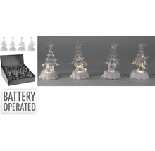 Brazi de Crăciun decorativi, alimentați cu baterii, cu motive diferite într-o cutie de vânzare