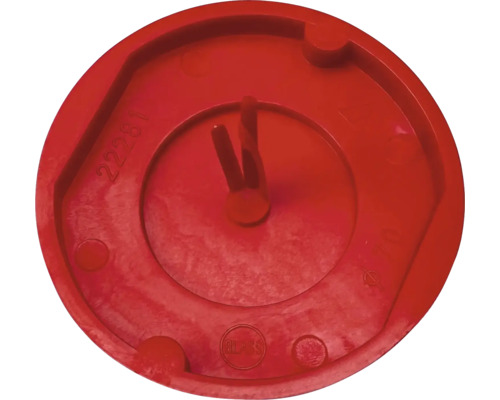 Doză zidărie Blass Elektro Ø60 mm roșu, cu capac de semnalizare, pachet 25 bucăți