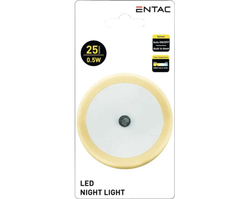 Lumină de noapte LED cu senzor și 25 lumeni în ambalaj