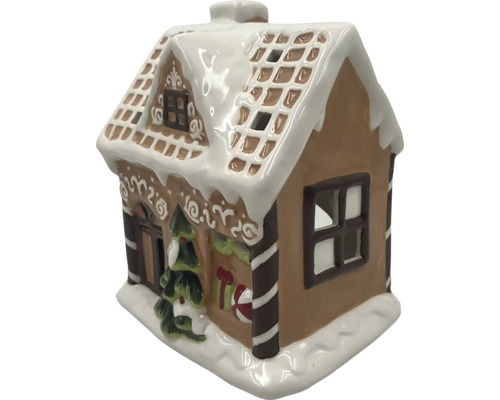 Căsuță din turtă dulce ceramică ca decorațiune