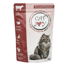 Cat Joy hrană pentru pisici cu carne de vită, 85 grame