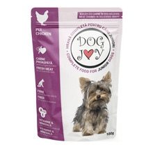Hrană umedă pentru câini DOG JOY Junior cu pui 100 g