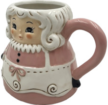 Cana ceramică cu figură de femeie și mâner