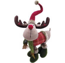 Elan decorativ cu căciulă și fular ca decorație de Crăciun