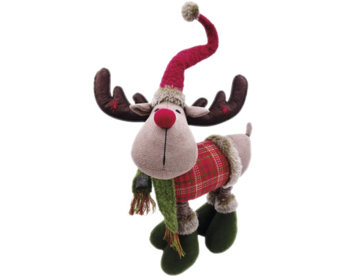 Elan decorativ cu căciulă și fular ca decorație de Crăciun