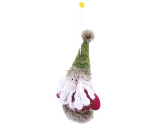 Figurină Moș Crăciun suspendată ca decorațiune de Crăciun