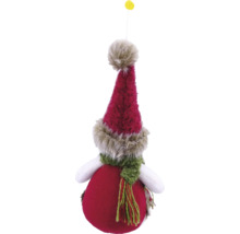 Decorațiune de Crăciun om de zăpadă cu căciulă și fular