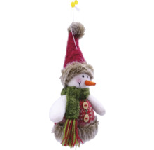 Om de zăpadă decorativă de agățat, decorațiune de Crăciun