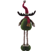 Elan decorativ cu căciulă și fular ca decorațiune de Crăciun