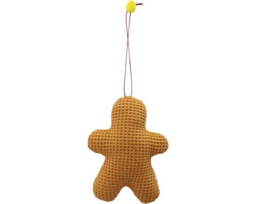 Omuleț de turtă dulce din material textil cu suspensie