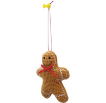 Omuleț de turtă dulce ca decorațiune pentru bradul de Crăciun de agățat