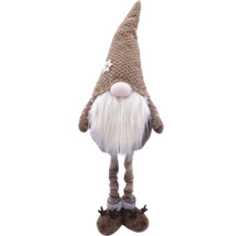 Gnom decorativ cu barbă lungă și căciulă ca decorațiune festivă