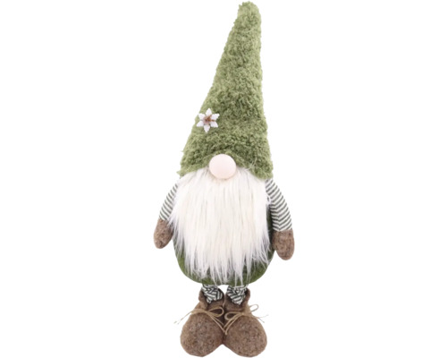 Figurină decorativă cu barbă și pălărie