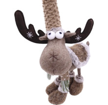 Elan decorativ din material textil cu coarne și fular