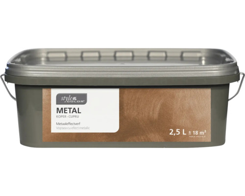 Vopsea cu efect metalic StyleColor cupru 2,5 l Vopsea cu efect metalic în găleată, 2,5 litri