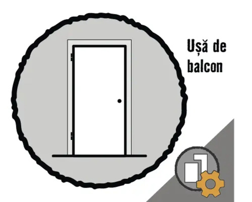 Configurator uși de balcon PVC termopan-0