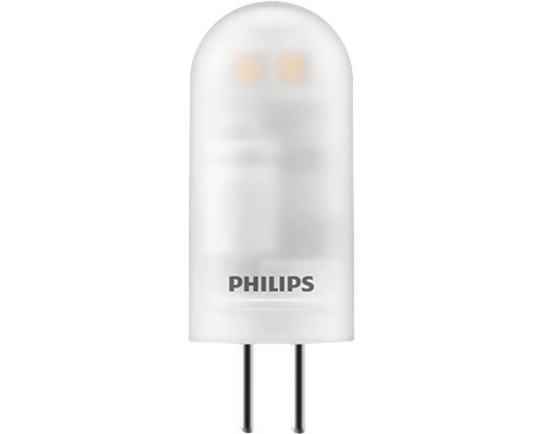 Bec LED Philips G4 1W 115 lumeni 12V, formă capsulă, lumină caldă