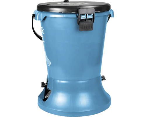 Găleată de curățenie albastră cu pedală și capac