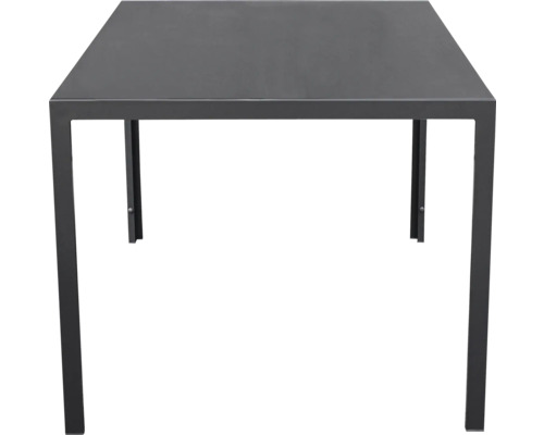 Masa de grădină pătrată din metal