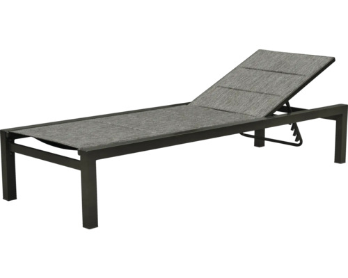 Șezlong de grădină cu spătar reglabil