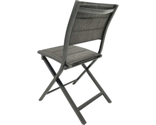 Scaun pliabil pentru grădină cu șezut textil