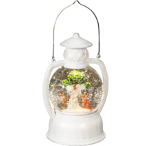 Glob de zăpadă felinar cu motiv forestier