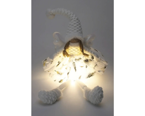 Figurină decorativă înger cu iluminare