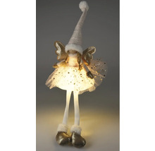 Figurină decorativă înger cu iluminare LED și aripi