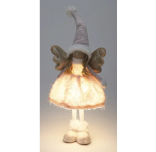 Înger decorativ cu rochie iluminată, ca decorațiune de Crăciun