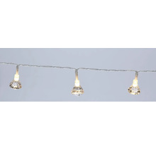 Șir luminos cu lămpi decorative în formă de diamant