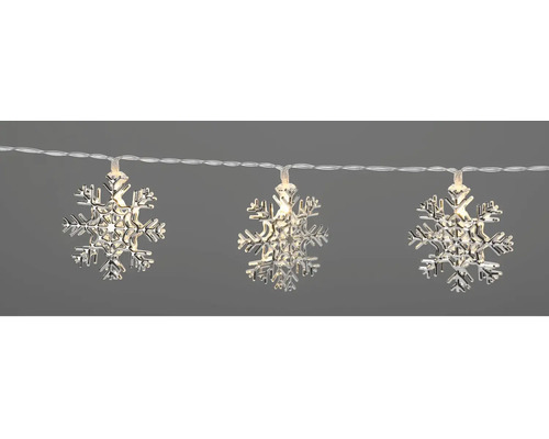 Ghirlandă luminoasă cu fulgi de zăpadă pentru decorarea de Crăciun
