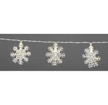 Ghirlandă luminoasă cu motive de fulgi de zăpadă pentru decorațiuni de Crăciun