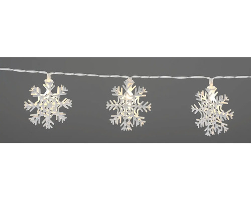Ghirlandă luminoasă cu motive de fulgi de zăpadă pentru decorațiuni de Crăciun