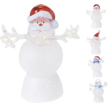 Om de zăpadă decorativ cu iluminare LED pentru perioada Crăciunului