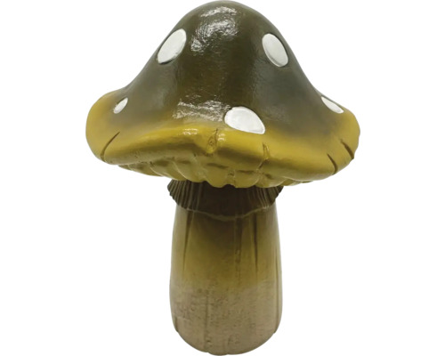 Ciupercă decorativă de grădină cu puncte albe