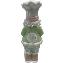 Vedere din spate a unei figurine de bucătar cu iluminare LED