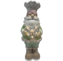 Figurină decorativă bucătar cu inimă și iluminare