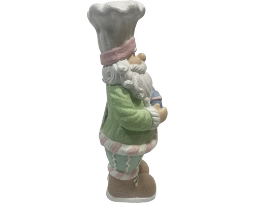 Figurină decorativă bucătar cu bonetă și barbă