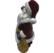 Figurină decorativă Moș Crăciun cu sac de cadouri