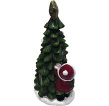 Moș Crăciun decorativ cu pom pentru decorațiuni de Crăciun