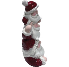 Figurină decorativă Moș Crăciun, stivuită