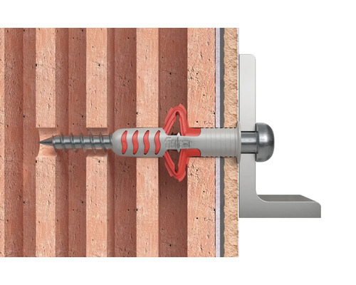 Montarea unui diblu pentru rame într-o cărămidă