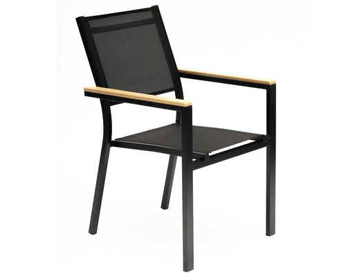 Scaun de grădină cu brațe din lemn