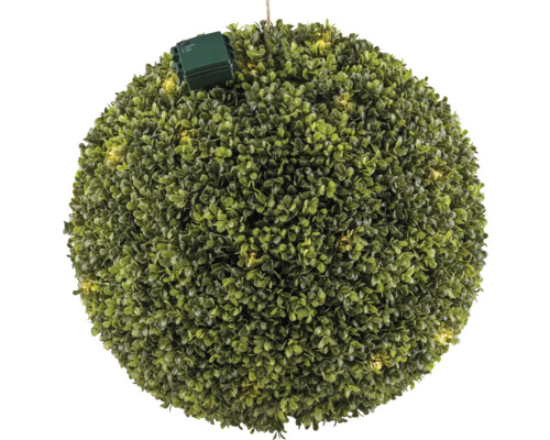 Plantă artificială Buxus cu 45 LED-uri Ø 45 cm verde