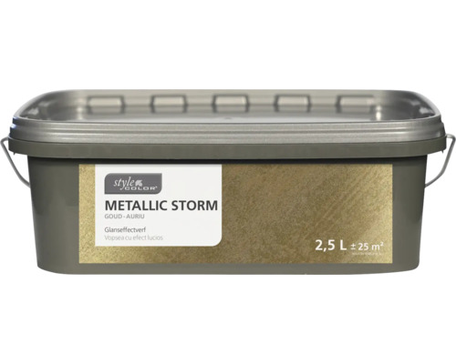 Vopsea cu efect lucios StyleColor Metallic Storm auriu 2,5 l