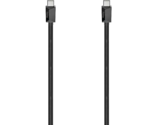 Cablu de date E-Marker USB-C Hama USB-C - USB-C, USB 3.2 Gen 2, 10Gbit/s, 100W 5A 1m negru Cablu de date E-Marker USB-C Hama USB-C - USB-C, USB 3.2 Gen 2, 10Gbit/s, 100W 5A 1m negru