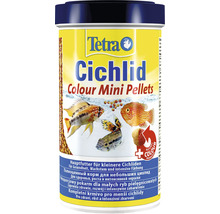 Cutie cu hrană pentru pești Tetra Cichlid Colour Mini Pelete